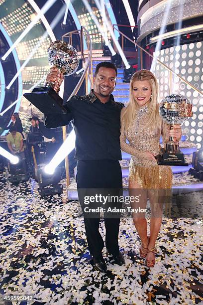 Episode 1911A" - At the end of the night, Alfonso Ribeiro and Witney Carson were crowned the Season 19 Champions, on the Season Finale of "Dancing...