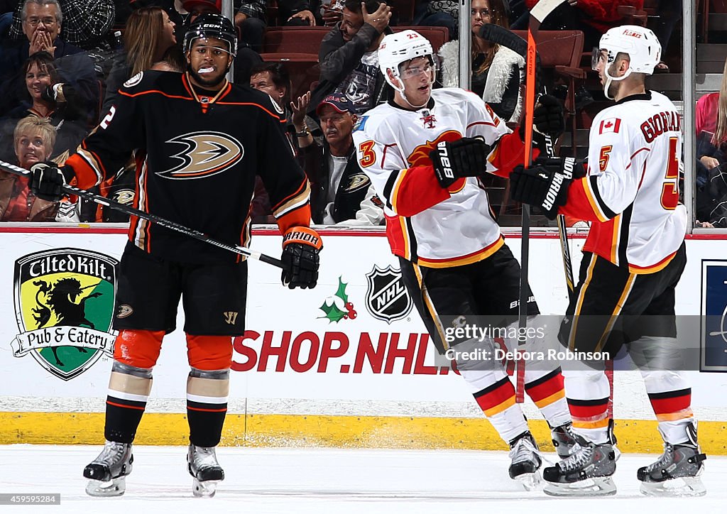 Calgary Flames v Anaheim Ducks