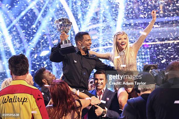 Episode 1911A" - At the end of the night, Alfonso Ribeiro and Witney Carson were crowned the Season 19 Champions, on the Season Finale of "Dancing...