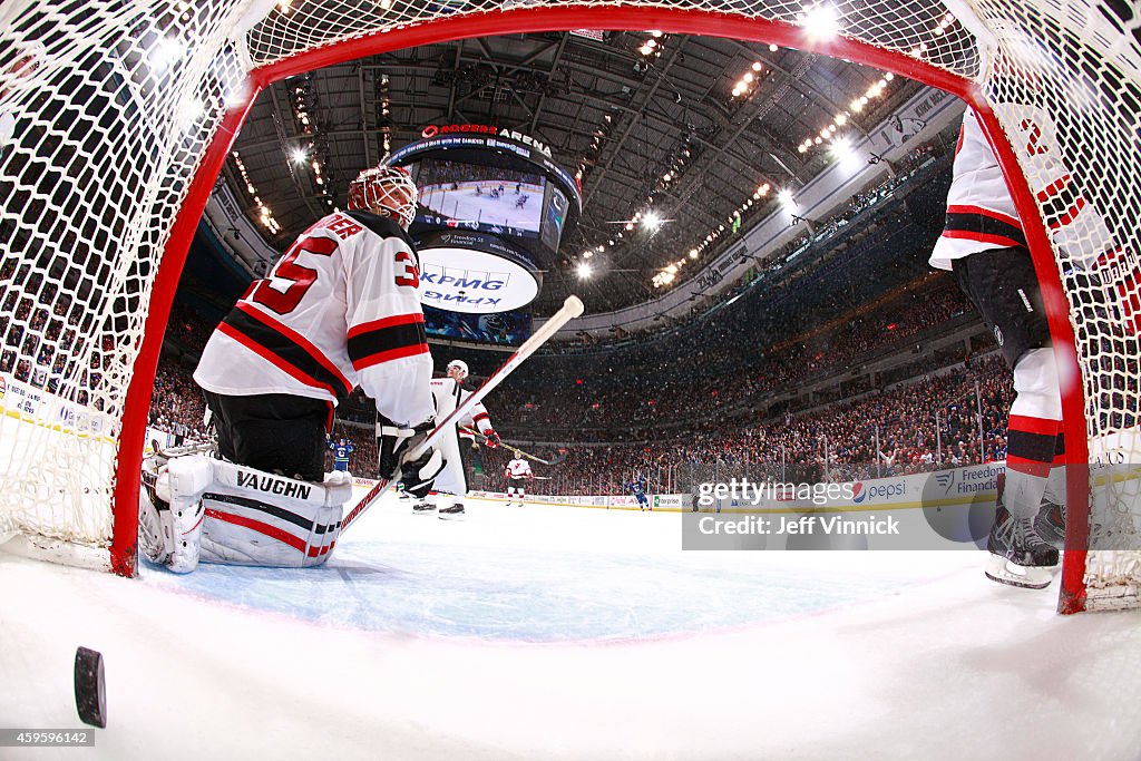 New Jersey Devils v Vancouver Canucks