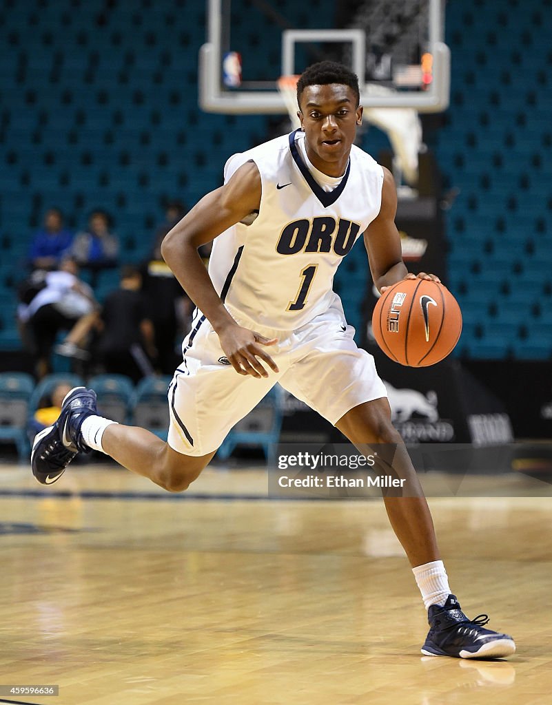 2014 MGM Grand Main Event Basketball Tournament - Louisiana-Lafayette v Oral Roberts