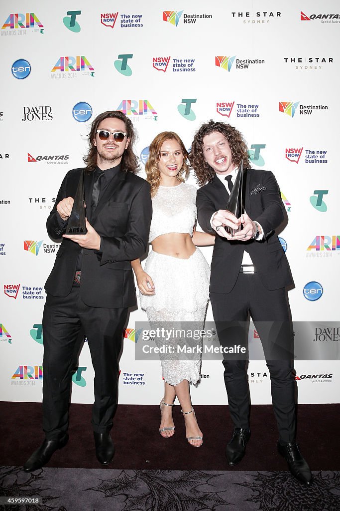 28th Annual ARIA Awards 2014 - Awards Room