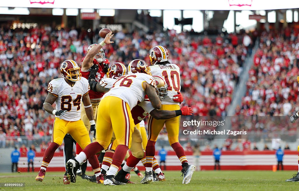 Washington Redskins v San Francisco 49ers