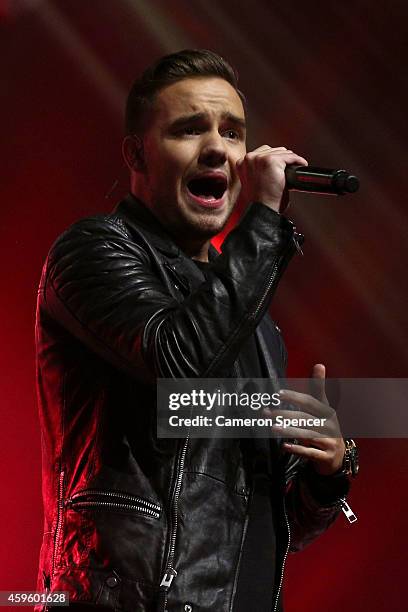 One Direction, Liam Payne performs on stage during the 28th Annual ARIA Awards 2014 at the Star on November 26, 2014 in Sydney, Australia.