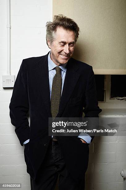 Singer Bryan Ferry is photographed for Paris Match on October 13, 2014 in London, England.