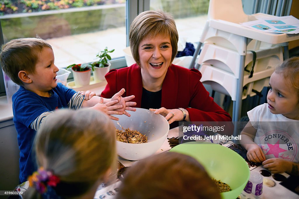 First Minister of Scotland Nicola Sturgeon To Outline Scottish Government Plans For The Coming Year