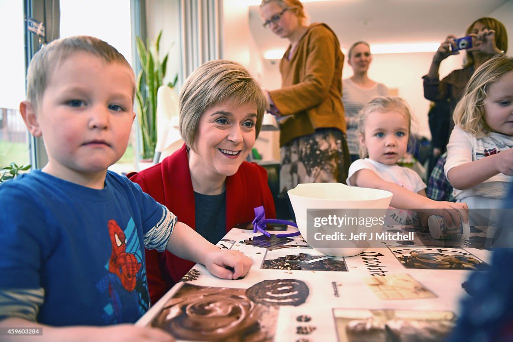 First Minister of Scotland Nicola Sturgeon To Outline Scottish Government Plans For The Coming Year