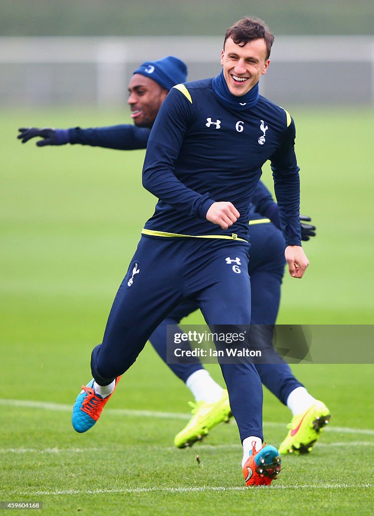 Tottenham Hotspur FC Training and Press Conference