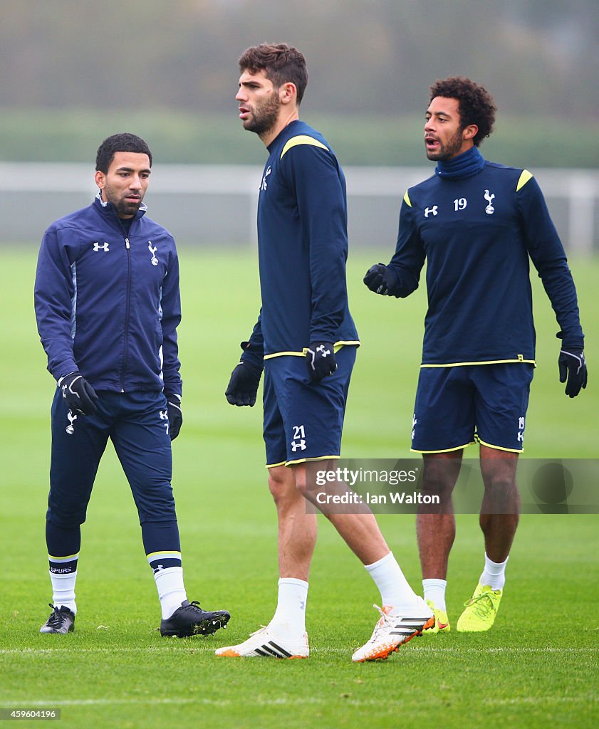Tottenham Hotspur FC Training and Press Conference