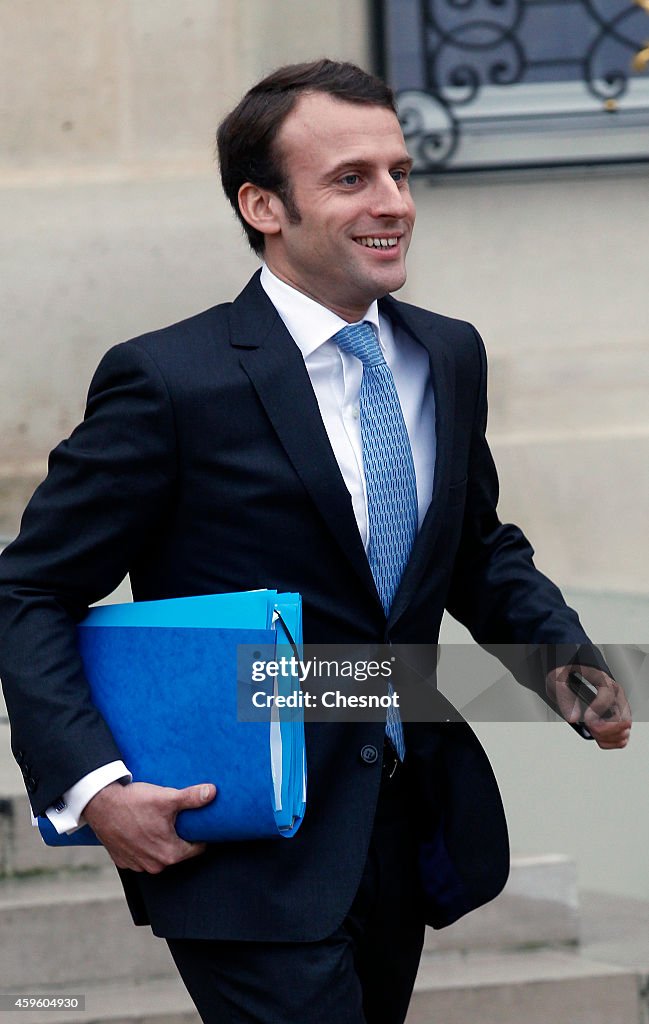 'Conseil Des Ministres' At Elysee Palace In Paris