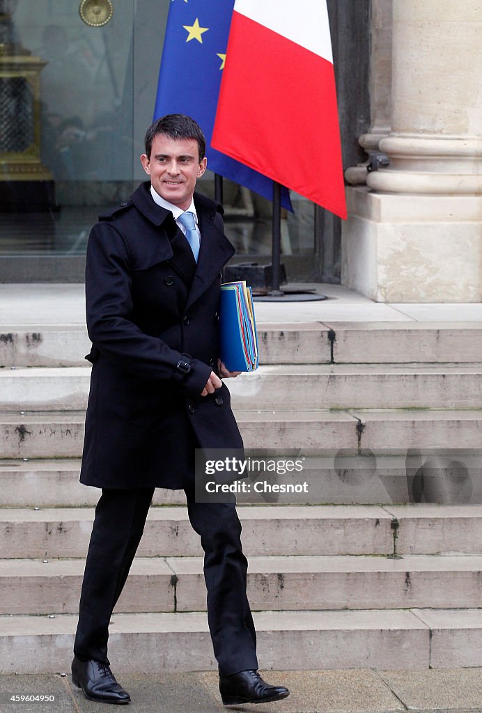 'Conseil Des Ministres' At Elysee Palace In Paris