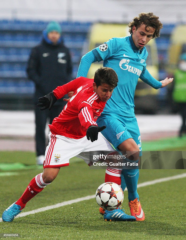 FC Zenit v SL Benfica - UEFA Youth League