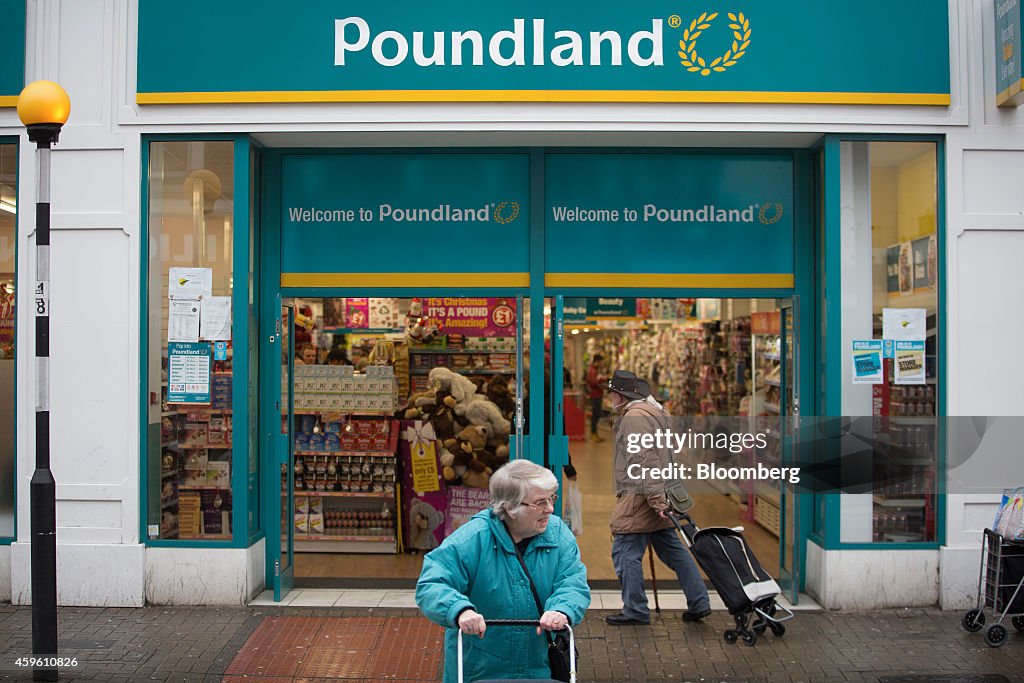 Inside A Poundland Group Plc Discount Store