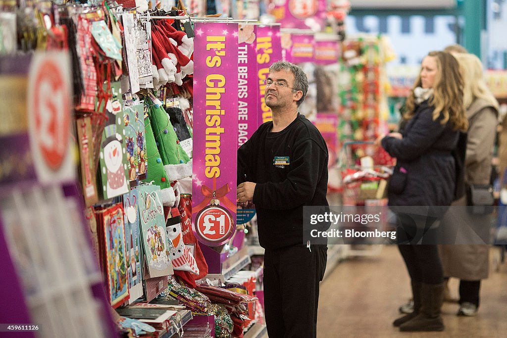 Inside A Poundland Group Plc Discount Store