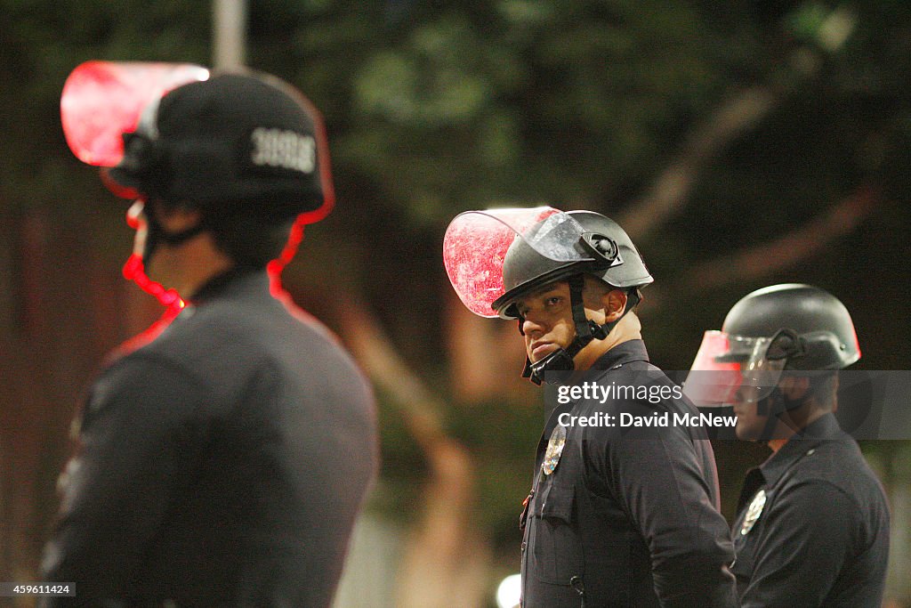 Protesters In LA React To Grand Jury Decision In Ferguson Case