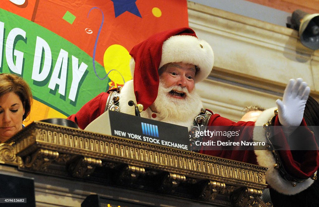 Macy's Celebrates 88th Annual Thanksgiving Day Parade At The NYSE Opening Bell