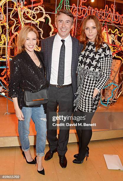 Kylie Minogue, Steve Coogan and Stella McCartney attend the Stella McCartney Christmas Lights Switch On at the Stella McCartney Bruton Street Store...