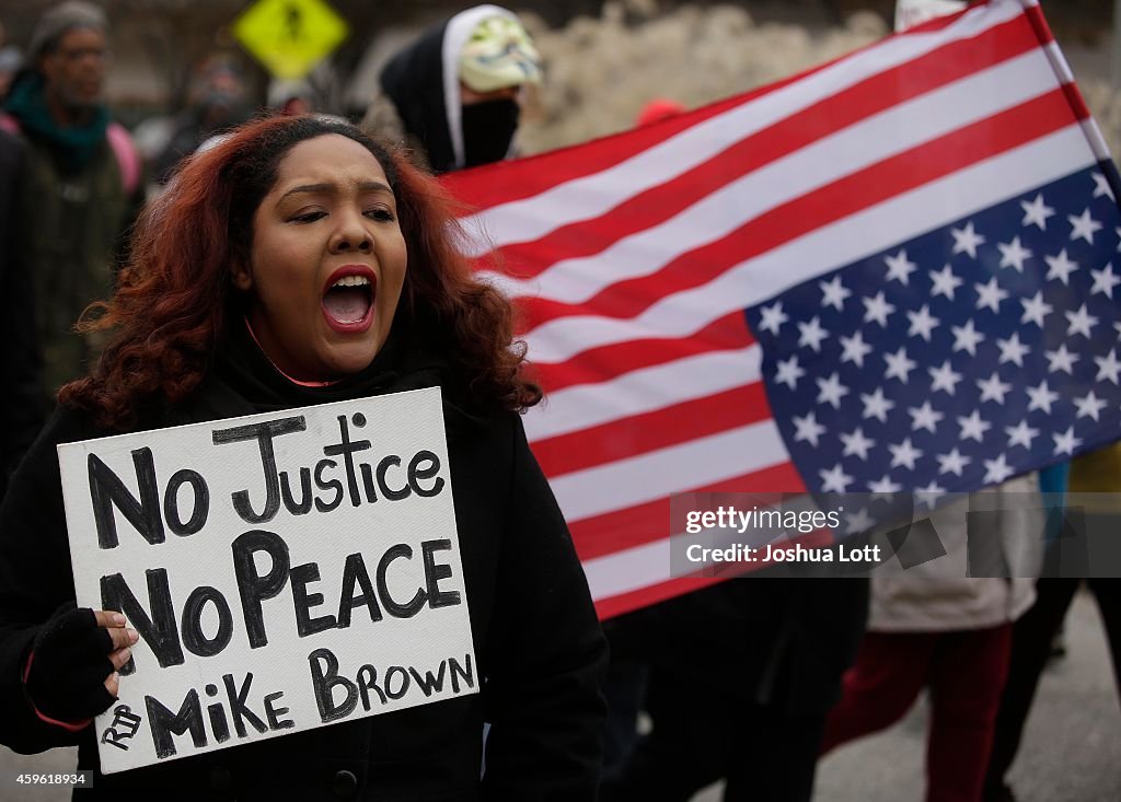 Ferguson Faces Unrest And Destruction As Thanksgiving Holiday Approaches