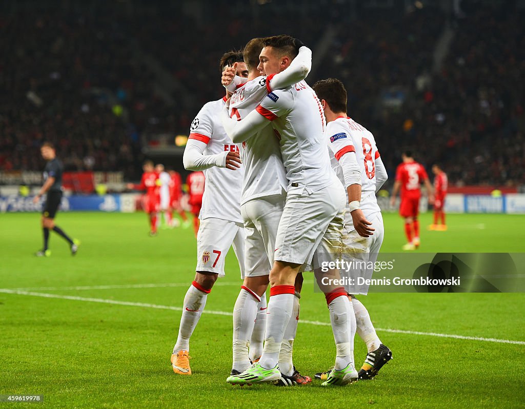 Bayer 04 Leverkusen v AS Monaco FC - UEFA Champions League