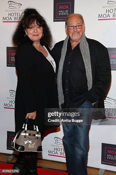 Herbert Koefer and his wife Heike Koefer attend the 'Smago Award 2014' at MOA hotel on November 26, 2014 in Berlin, Germany.