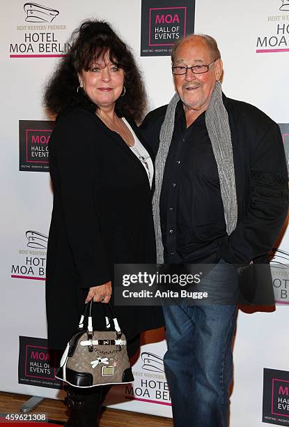 Herbert Koefer and his wife Heike Koefer attend the 'Smago Award 2014' at MOA hotel on November 26, 2014 in Berlin, Germany.