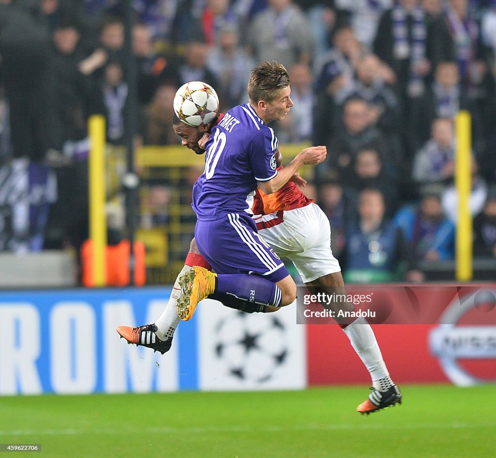 UEFA Champions League - Anderlecht vs Galatasaray