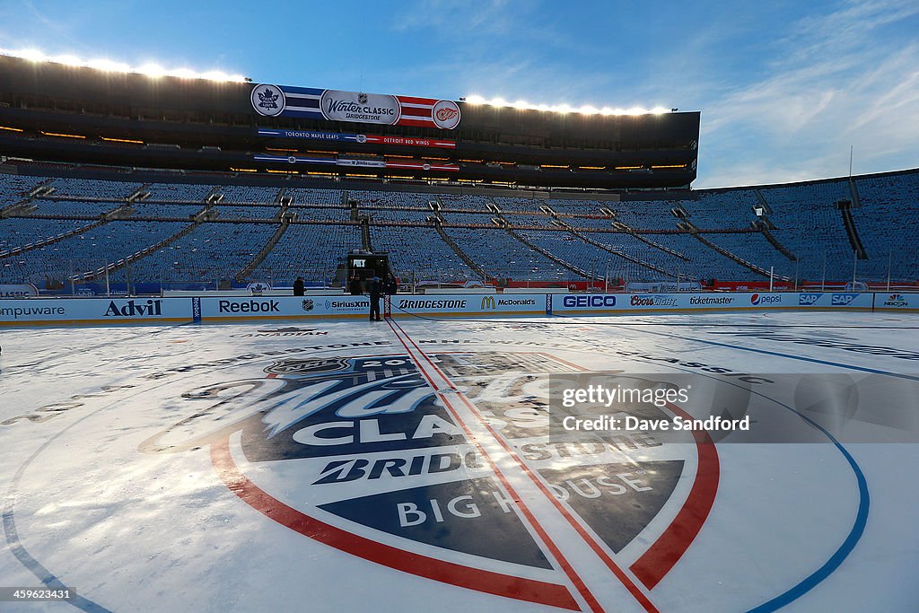 2014 NHL Bridgestone Winter Classic Build-out