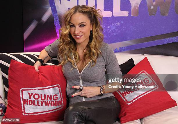 Drea de Matteo visits the Young Hollywood Studio on November 25, 2014 in Los Angeles, California.