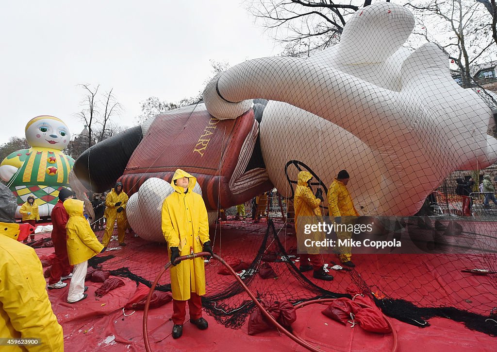 88th Annual Macy's Thanksgiving Day Parade Rehearsals - Inflation Eve