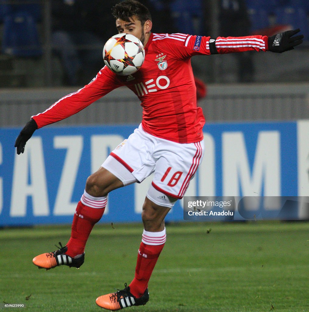 UEFA Champions League Group C match: Zenit vs Benfica