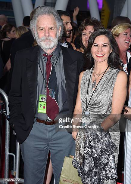 Natascha Weir, Musician Bob Weir arrives at the 2014 American Music Awards - Arrivals at Nokia Theatre L.A. Live on November 23, 2014 in Los Angeles,...