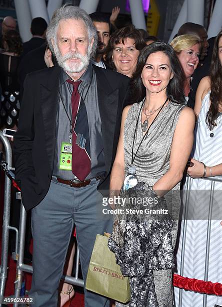 Natascha Weir, Musician Bob Weir arrives at the 2014 American Music Awards - Arrivals at Nokia Theatre L.A. Live on November 23, 2014 in Los Angeles,...