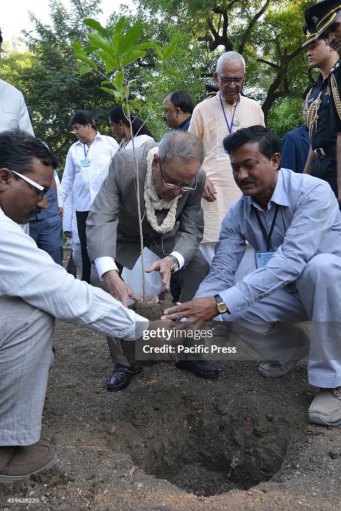 The President of India, Shri Pranab Mukherjee, visiting the...