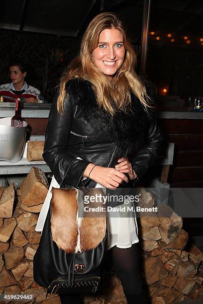 Cheska Hull attends the launch of The Bar at Bluebird Chelsea on November 26, 2014 in London, England.