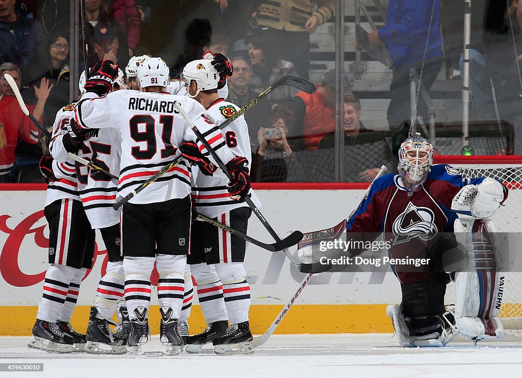 Chicago Blackhawks v Colorado Avalanche