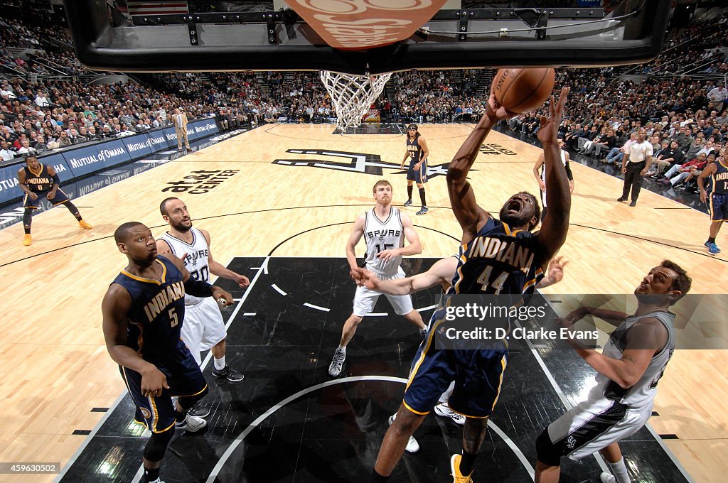 Indiana Pacers v San Antonio Spurs