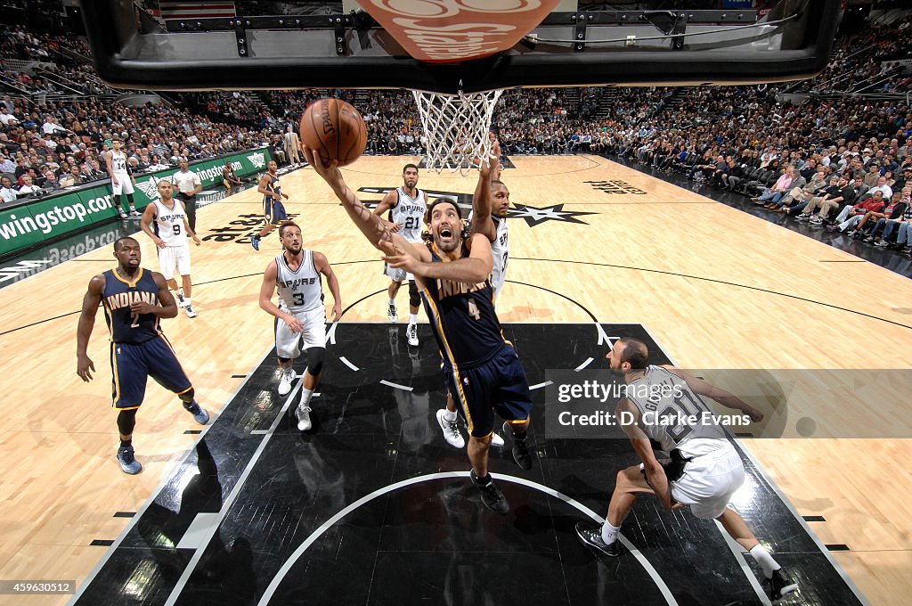 Indiana Pacers v San Antonio Spurs