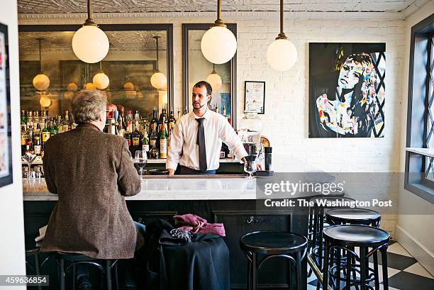 January 17: The bar at Bearnaise Restaurant on Capitol Hill in Washington, DC.