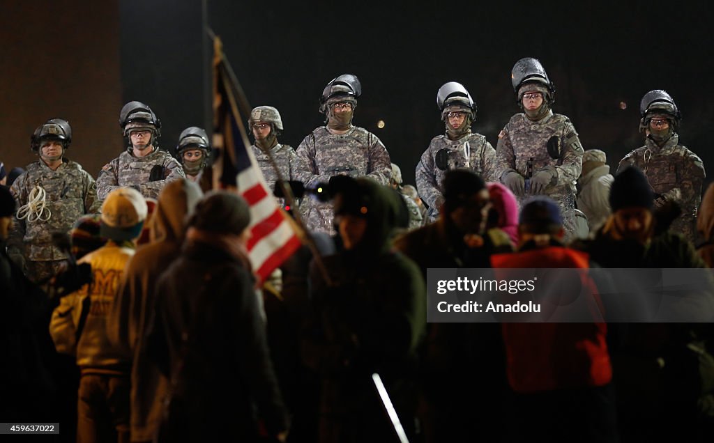 Ongoing protests over grand jury's decision on Michael Brown shooting in Ferguson