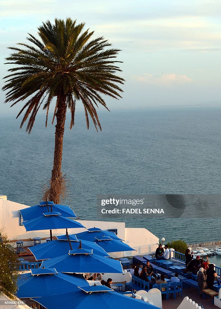 TUNISIA-SIDI BOU SAID-POSTCARD