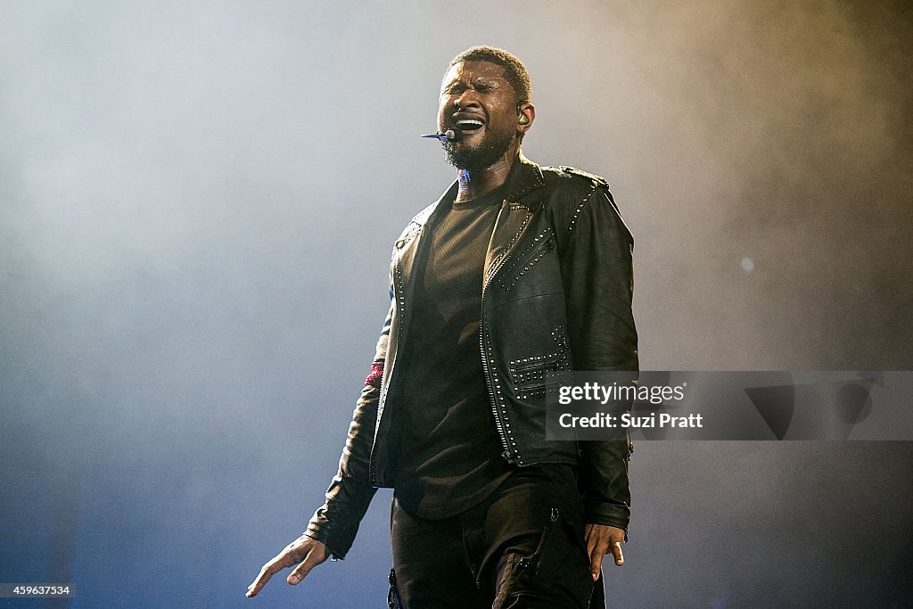 Usher Performs At Key Arena
