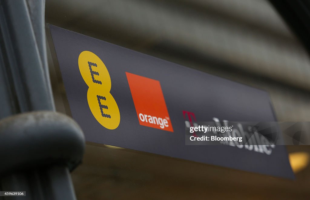 EE Mobile Phones Stores As Operators Orange SA and Deutsche Telekom AG Confirm Sale Talks With BT Group Plc