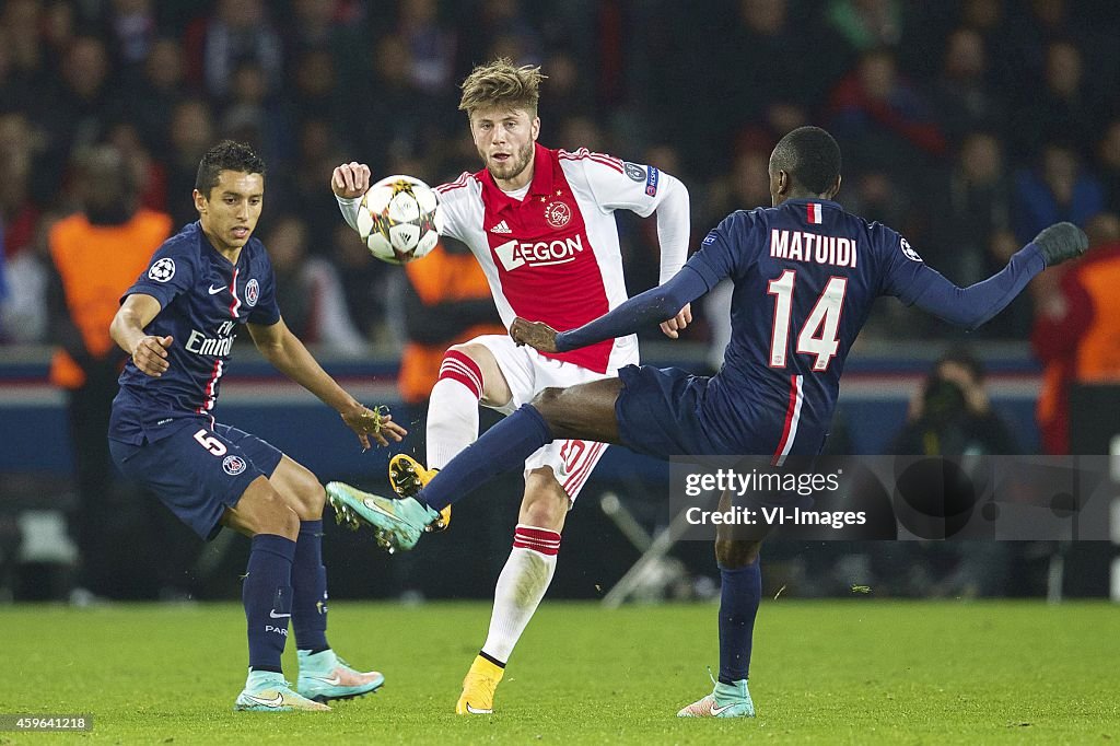 UEFA Champions League Group F - "Paris Saint-Germain v Ajax Amsterdam"