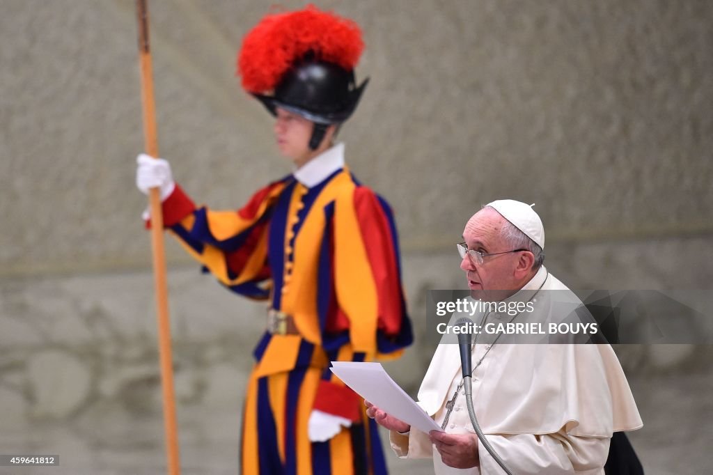 VATICAN-POPE-AUDIENCE-PAULINE