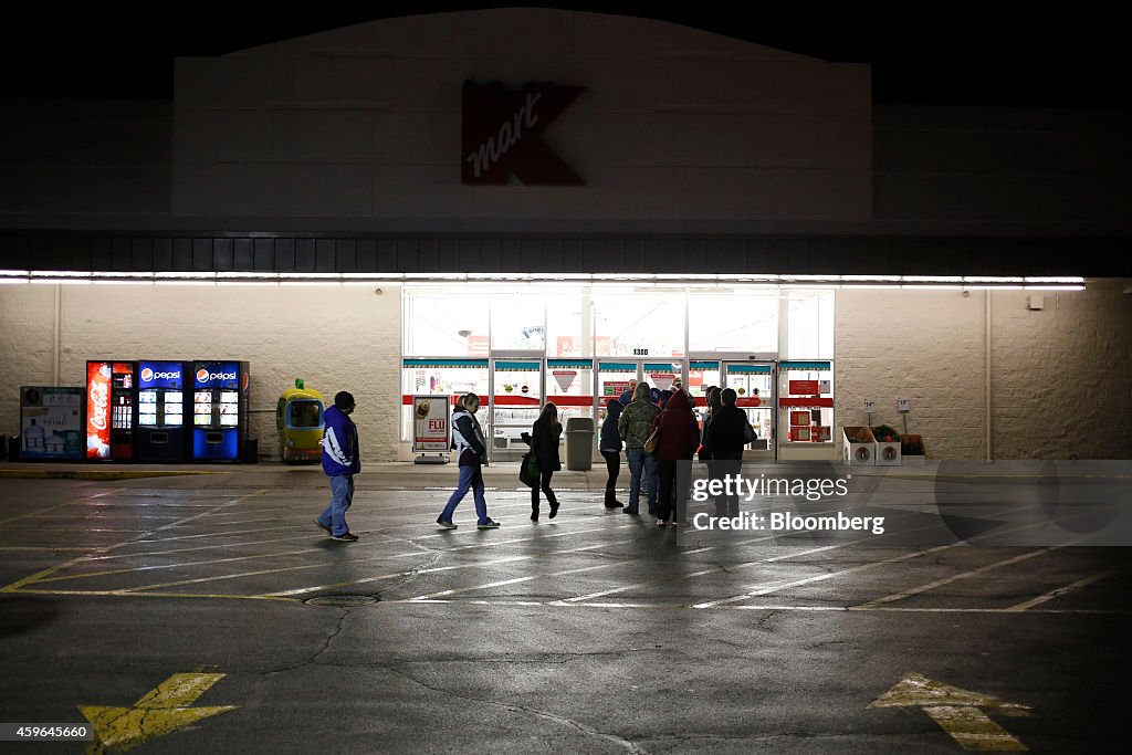 Shoppers Inside A Kmart Store Ahead Of Black Friday Sales
