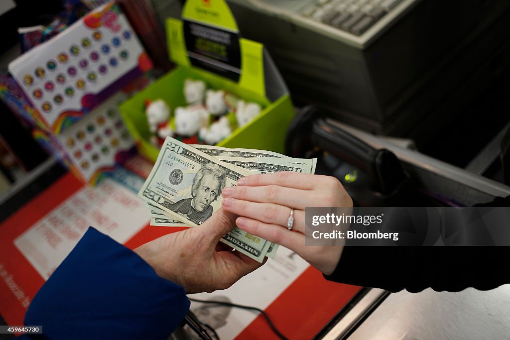 Shoppers Inside A Kmart Store Ahead Of Black Friday Sales