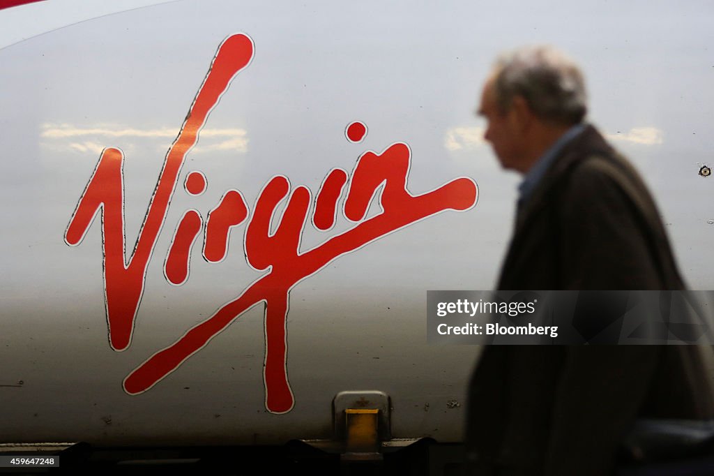 Virgin Trains As They Win The Franchise For The London-Edinburgh East Coast Main Line Rail Route