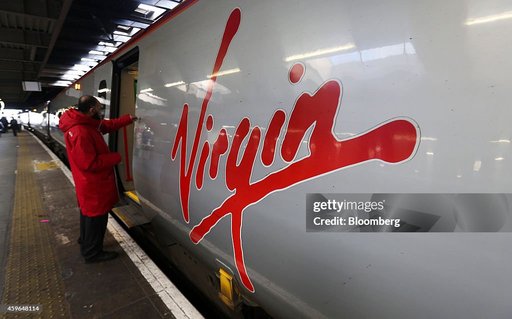 Virgin Trains As They Win The Franchise For The London-Edinburgh East Coast Main Line Rail Route