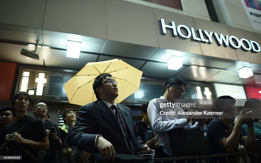 Police Continue Efforts To Clear Hong Kong Protest Sites