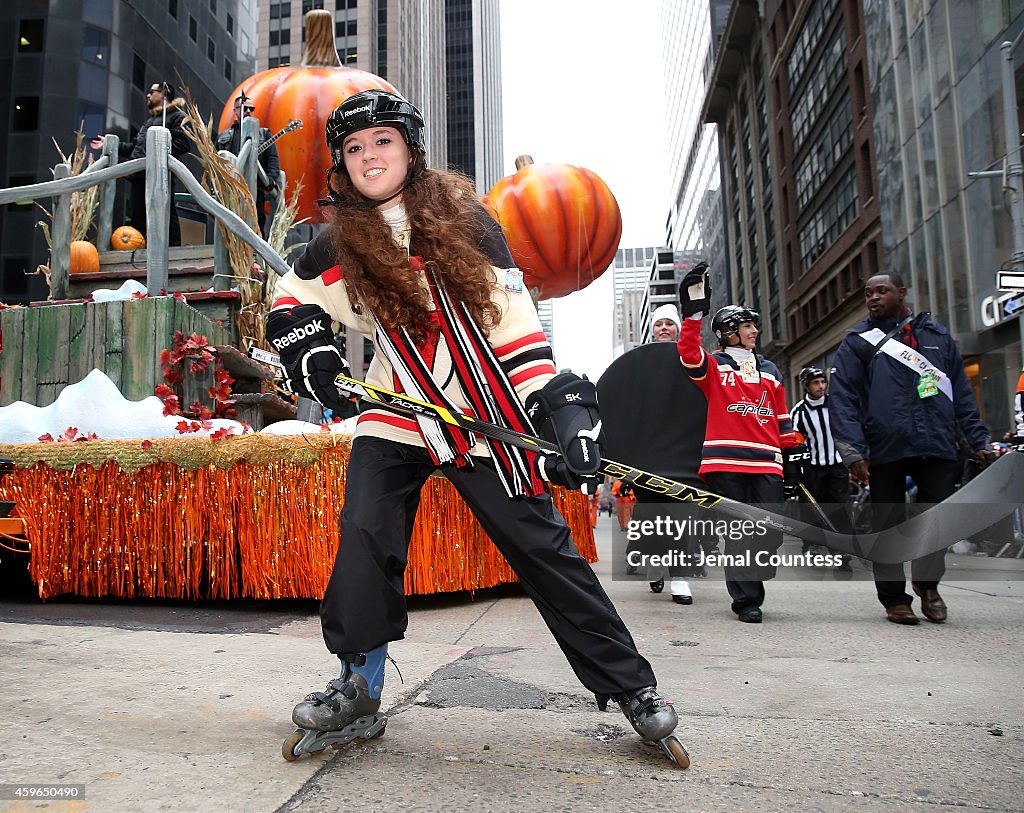 Discover NHL Thanksgiving Showdown Float At The Macy's Thanksgiving Day Parade